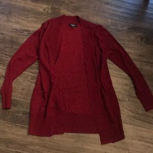 Dark Red Cardigan